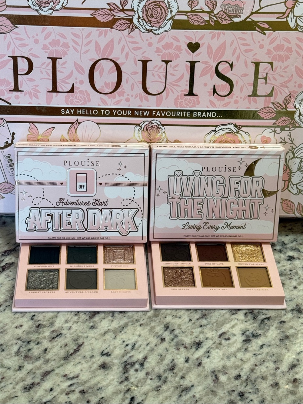 P. Louis  After Dark & Living For The Night Eyeshadow DuoPalettes. NEW. SEE PICS